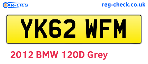 YK62WFM are the vehicle registration plates.