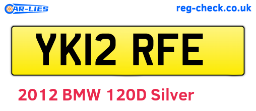 YK12RFE are the vehicle registration plates.
