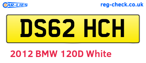 DS62HCH are the vehicle registration plates.