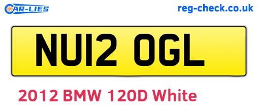 NU12OGL are the vehicle registration plates.