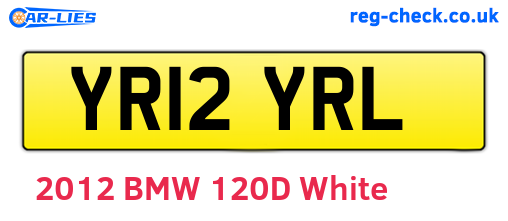 YR12YRL are the vehicle registration plates.
