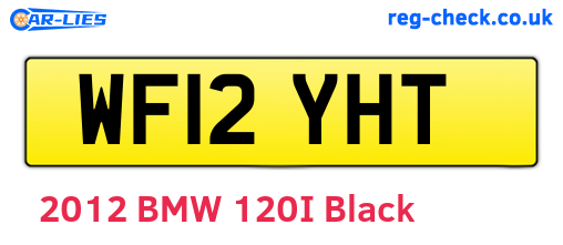WF12YHT are the vehicle registration plates.