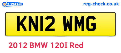 KN12WMG are the vehicle registration plates.