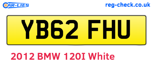 YB62FHU are the vehicle registration plates.