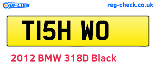 T15HWO are the vehicle registration plates.