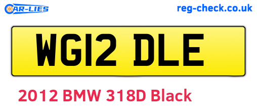 WG12DLE are the vehicle registration plates.