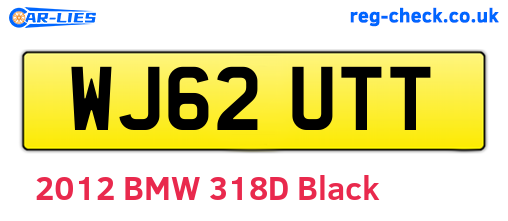 WJ62UTT are the vehicle registration plates.