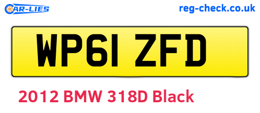 WP61ZFD are the vehicle registration plates.