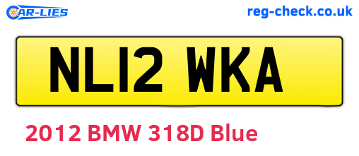 NL12WKA are the vehicle registration plates.