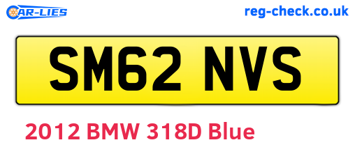 SM62NVS are the vehicle registration plates.