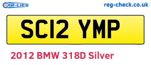 SC12YMP are the vehicle registration plates.