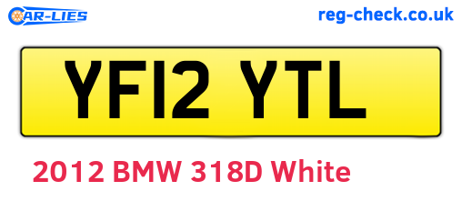 YF12YTL are the vehicle registration plates.