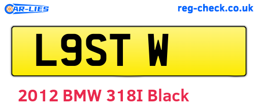 L9STW are the vehicle registration plates.