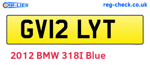 GV12LYT are the vehicle registration plates.