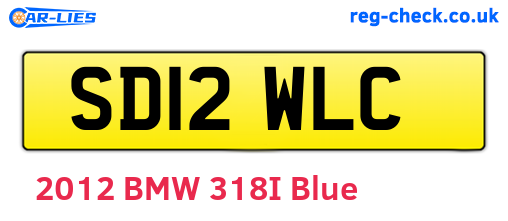 SD12WLC are the vehicle registration plates.