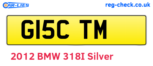 G15CTM are the vehicle registration plates.