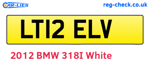 LT12ELV are the vehicle registration plates.