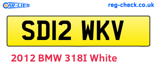 SD12WKV are the vehicle registration plates.