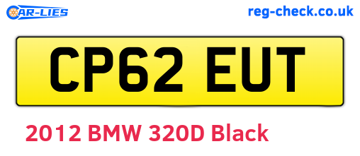 CP62EUT are the vehicle registration plates.