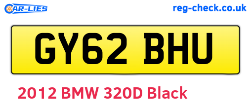 GY62BHU are the vehicle registration plates.