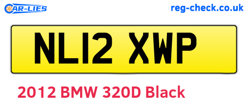 NL12XWP are the vehicle registration plates.