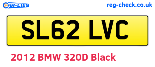 SL62LVC are the vehicle registration plates.