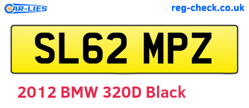 SL62MPZ are the vehicle registration plates.