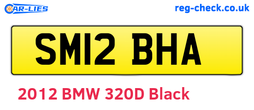 SM12BHA are the vehicle registration plates.