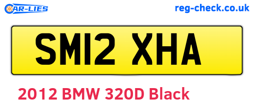 SM12XHA are the vehicle registration plates.