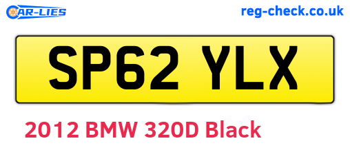 SP62YLX are the vehicle registration plates.
