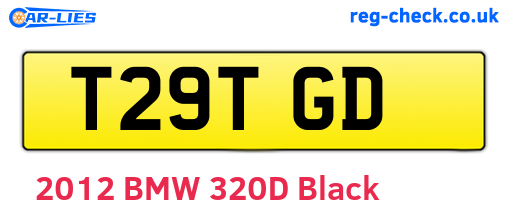 T29TGD are the vehicle registration plates.
