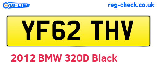 YF62THV are the vehicle registration plates.