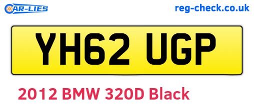 YH62UGP are the vehicle registration plates.