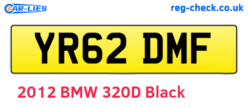 YR62DMF are the vehicle registration plates.