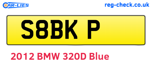 S8BKP are the vehicle registration plates.