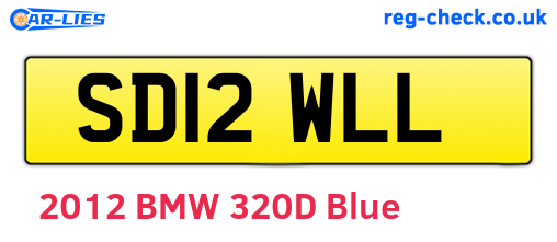 SD12WLL are the vehicle registration plates.