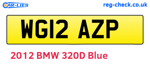 WG12AZP are the vehicle registration plates.