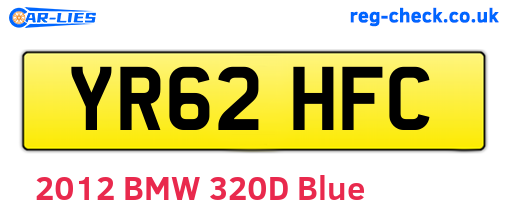 YR62HFC are the vehicle registration plates.