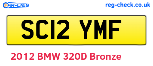 SC12YMF are the vehicle registration plates.
