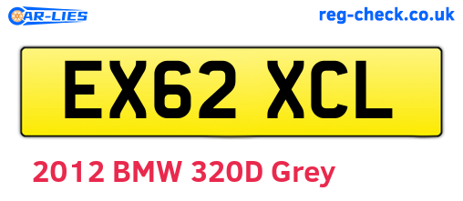 EX62XCL are the vehicle registration plates.