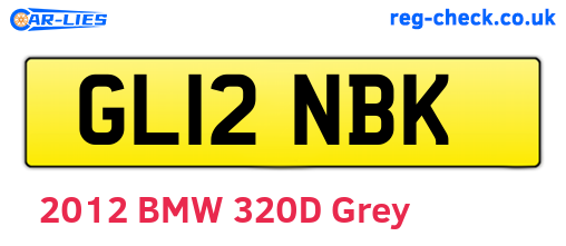 GL12NBK are the vehicle registration plates.
