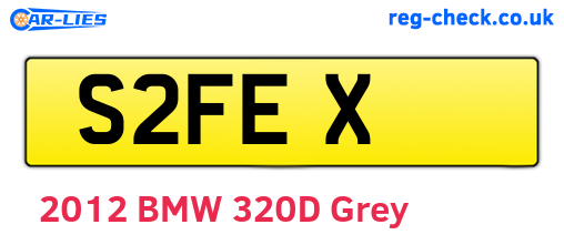 S2FEX are the vehicle registration plates.