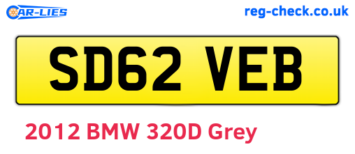 SD62VEB are the vehicle registration plates.
