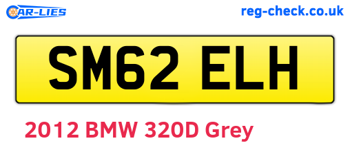 SM62ELH are the vehicle registration plates.