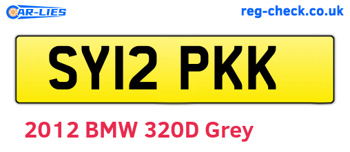 SY12PKK are the vehicle registration plates.