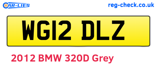 WG12DLZ are the vehicle registration plates.