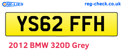 YS62FFH are the vehicle registration plates.