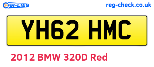 YH62HMC are the vehicle registration plates.