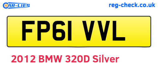 FP61VVL are the vehicle registration plates.