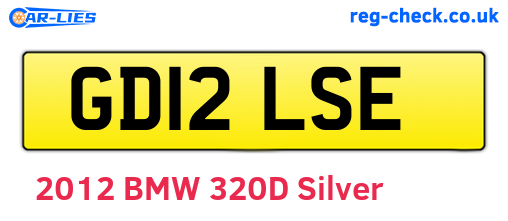 GD12LSE are the vehicle registration plates.